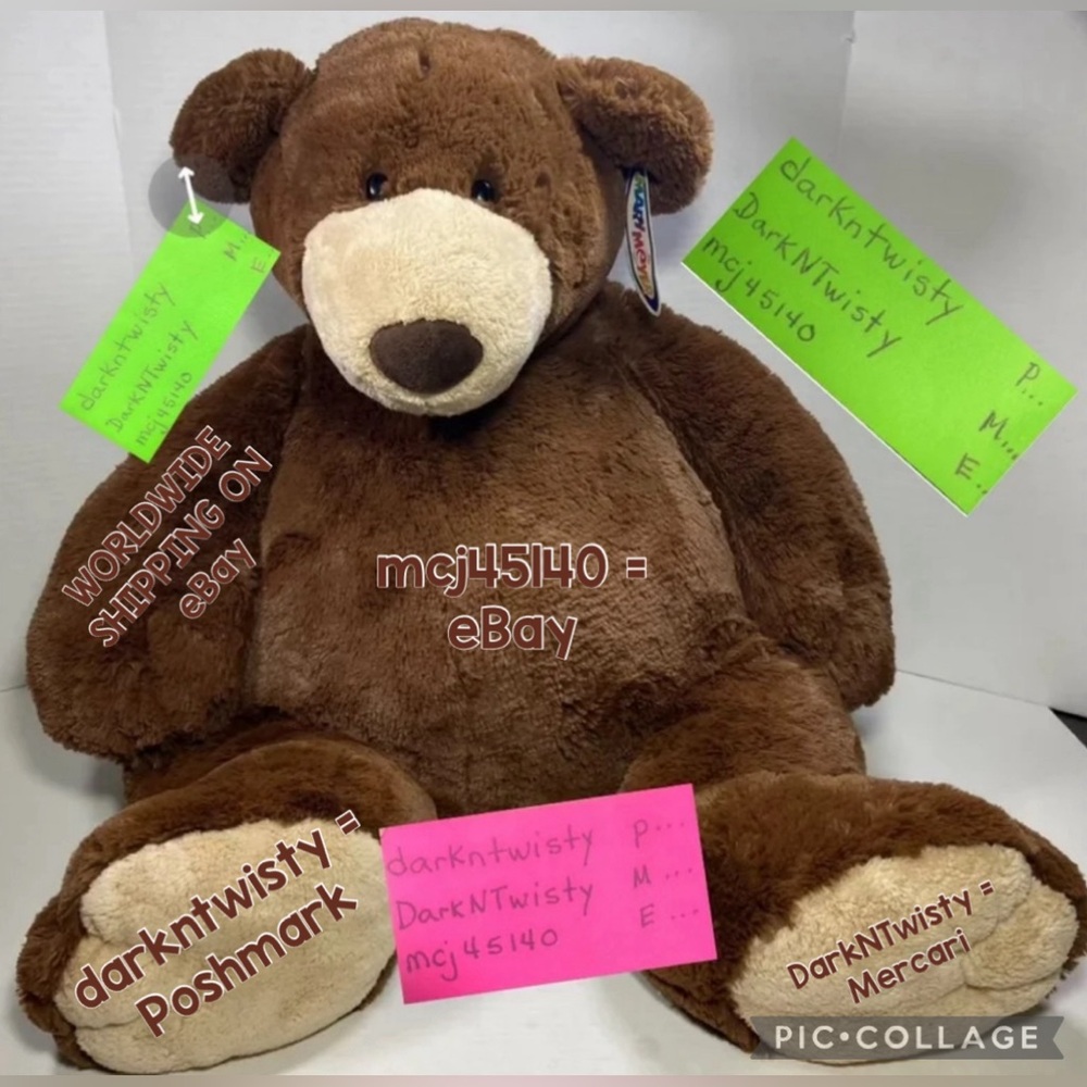 EXTREMELY RARE BNWT MARY MEYER GREAT BIG BROWNIE BEAR 32” NEAR MINT